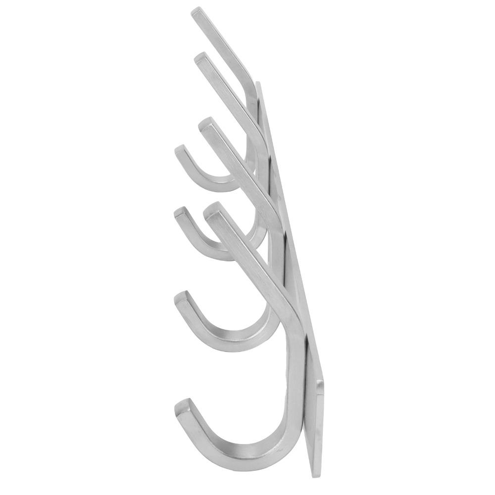 Stainless Steel Coat Hook 4 Hooks Coat Hanger Simple Style Coat Rack Home Office