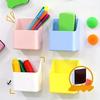 Candy Color Magnetic Storage Box Plastic Whiteboard Marker Pen Holder Refrigerator Container Home Office Organizer School Items