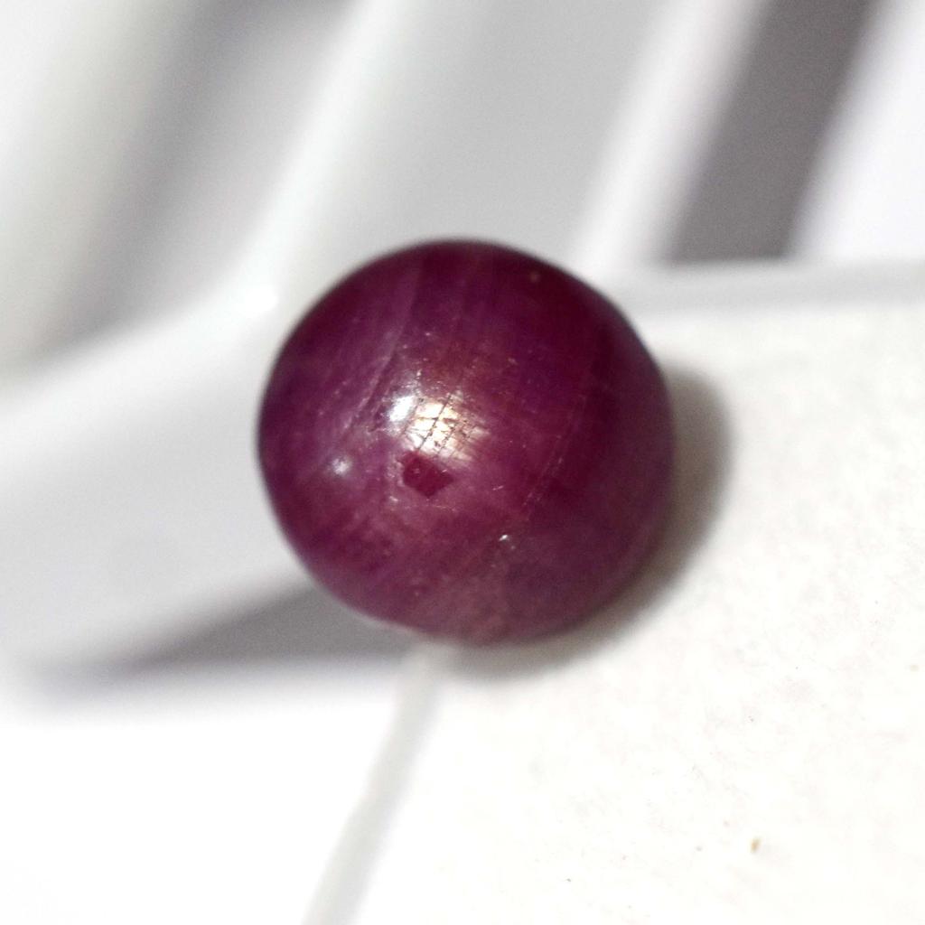 Natural Red Ruby Loose Gemstone 9.70 ct Star Oval Shape for Jewelry Making and Gem Collections