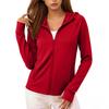 Легкая куртка с капюшоном на молнии для женщин, для улицы, с длинным рукавом, защита от солнца, дышащий слой с защитой от УФ