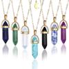 Натуральный Драгоценный Камень Кристалл Ожерелья Многослойное Ожерелье Исцеляющий Кристалл Опалы Шестиугольная Подвеска
