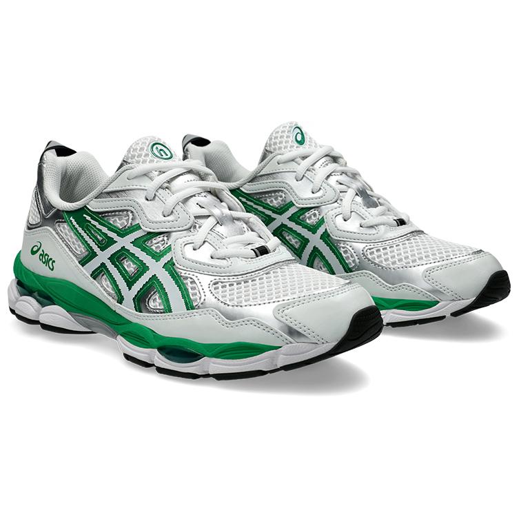 Мужские кроссовки Hidden NY x ASICS Gel NYC Белые Веселый-зеленый 1201B001-100
