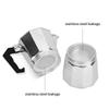 С фильтром из нержавеющей стали Кофеварка Moka Pot Алюминиевая кофеварка Espresso Плита