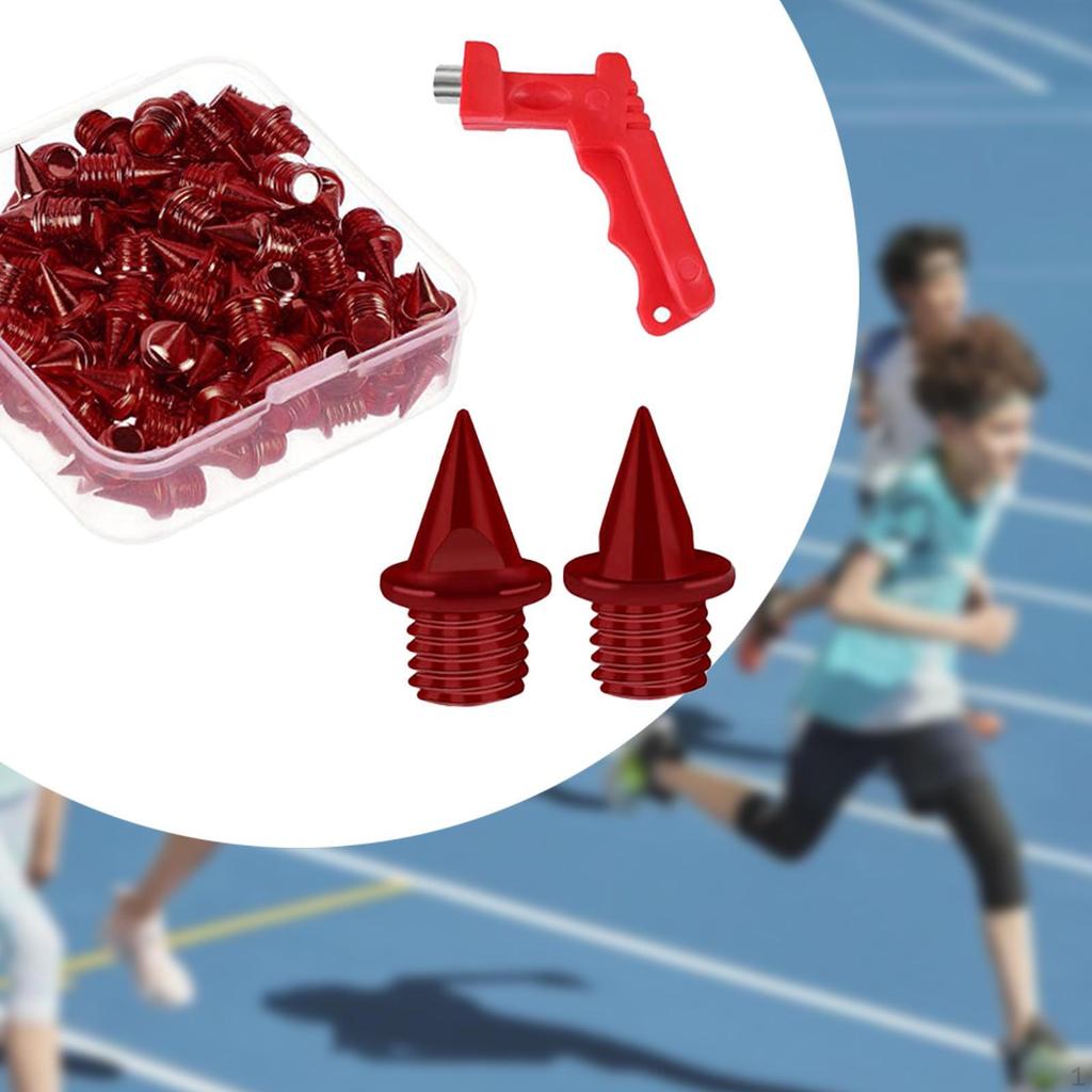 60 шт. сменных шипов для башмаков 5 мм с гаечным ключом