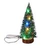 Led Mini Christmas Tree 15cm 20cm 25cm 30cm Warm Light Colorful Light Decorative Ornament For Home