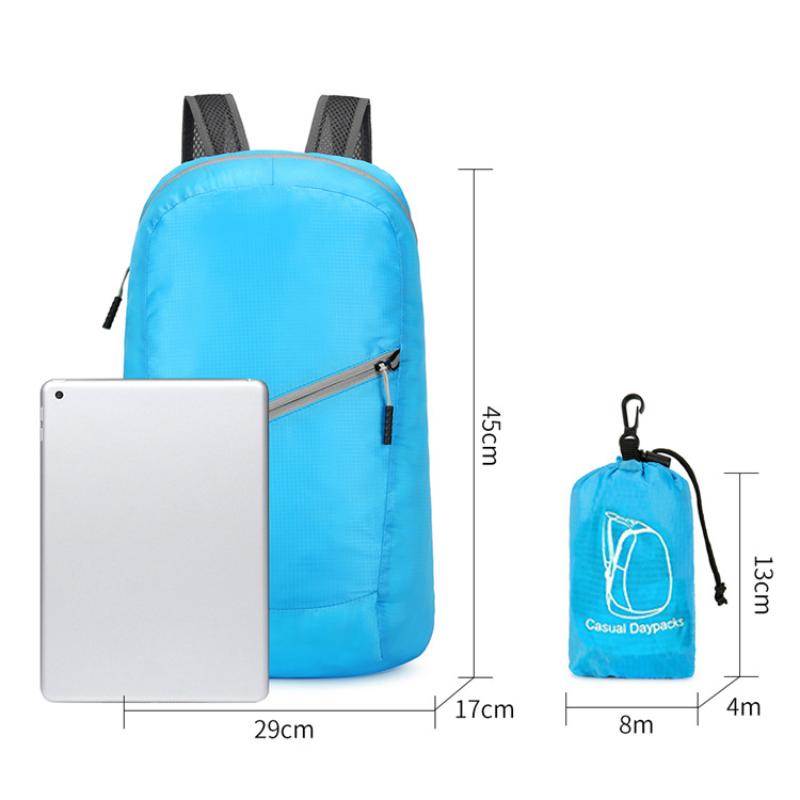 Portable Foldable Travel Backpack Light Sports Backpack Multifunctional Outdoor Mountaineering Bag Unisex Waterproof Backpack