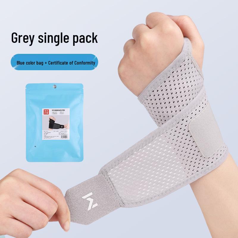 Унисекс тонкий фиксатор запястья для спорта, при растяжениях и перенапряжении сухожилий - Впитывающий пот для бадминтона и тенниса