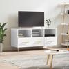 VidaXL TV Stand High Gloss White 102x36x50 Cm Engineered Wood 829022