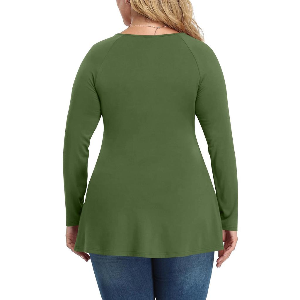 Женская рубашка большого размера с длинным рукавом, принт, плиссированный повседневный топ с V-образным вырезом