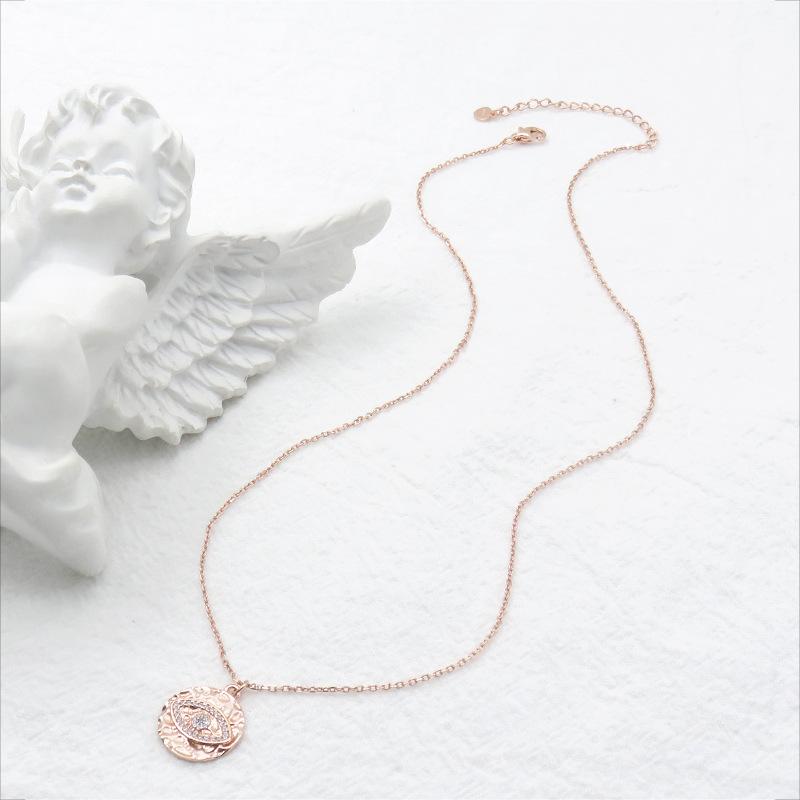 Подвеска «Глаз демона» высокого класса, женская, универсальная, индивидуальная, нишевая, ключичная цепочка