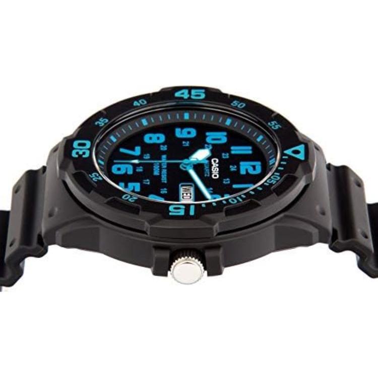 Casio Мужские ЧАСЫ для ПОДРОСТКОВ Черные MRW-200H-2B MRW-200H-2B