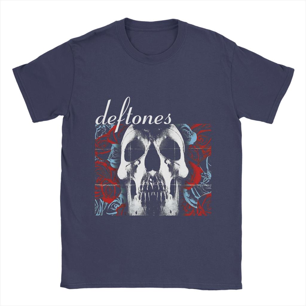 Мужская футболка D-Deftones Смешная футболка с коротким рукавом и круглым вырезом 100% хлопок 6XL Одежда