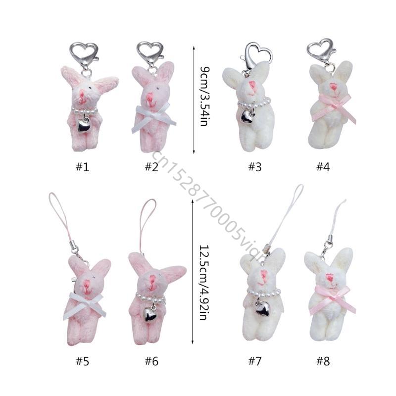 Rabbit Charm Phone Lanyard Pendant Strap Lanyard for Women Girl AXYD