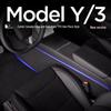 Tesla Model Y 25 Новая версия: Накладки против ударов ногами на центральную консоль - Защитные внутренние панели, Аксессуары для Model Y