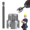 Резьбонарезной инструмент для труб Универсальный резчик резьбы для труб Электрическая дрель Комплект для нарезки резьбы на ПВХ трубах для внутренней внешней резьбы