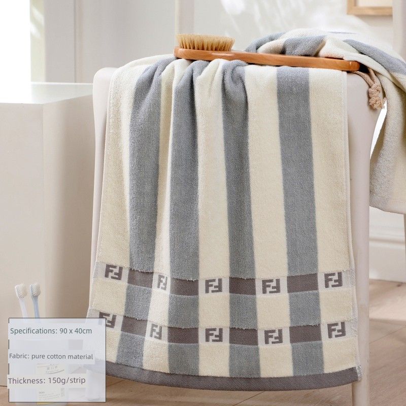 For Home Bath Absorbent Long Sports 100% Cotton Towel