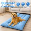 Cooling Memory Foam Dog Sofa Bed Instant Cooling Fabric Ice Feel Breathable Mat Indoor Outdoor Summer Dog Cooling Sofa