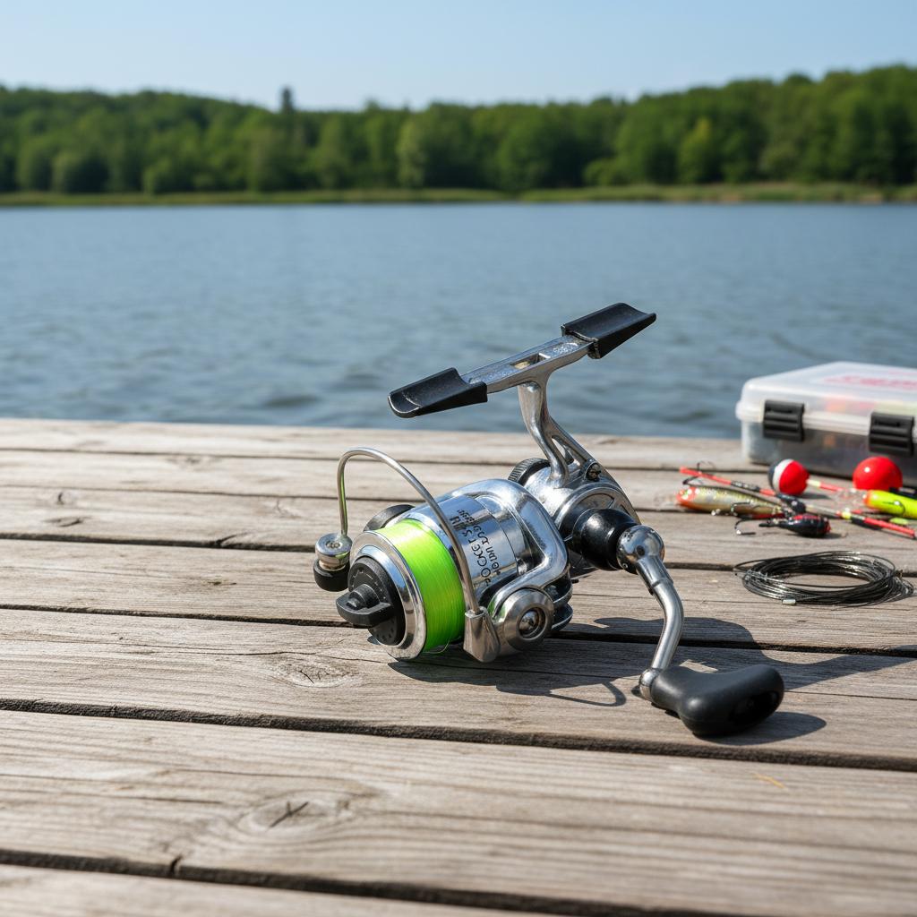 Fishing Reel Combining Baitcast and Spinning Features, for Saltwater Long Cast Fishing