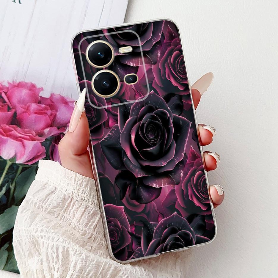 Чехол для Vivo V25 5G Чехол Vivo V25e V2201 Милый Кот Король Лев Расписной Чехол Мягкий Силиконовый Чехол для Телефона Для Vivo V25e V 25 VivoV25 Fundas