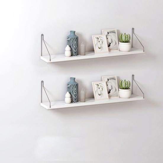 Настенный стеллаж для хранения вещей, большая демонстрационная полка, прочная, несущая, простая в сборке, универсальная плавающая полка для домашнего декора