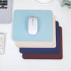 Small Double-Sided Leather Mouse Pad - Portable, Stylish Office & Game Mat