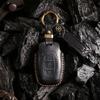 Retro Genuine Leather Hand-Stitched Key Cover for BYD