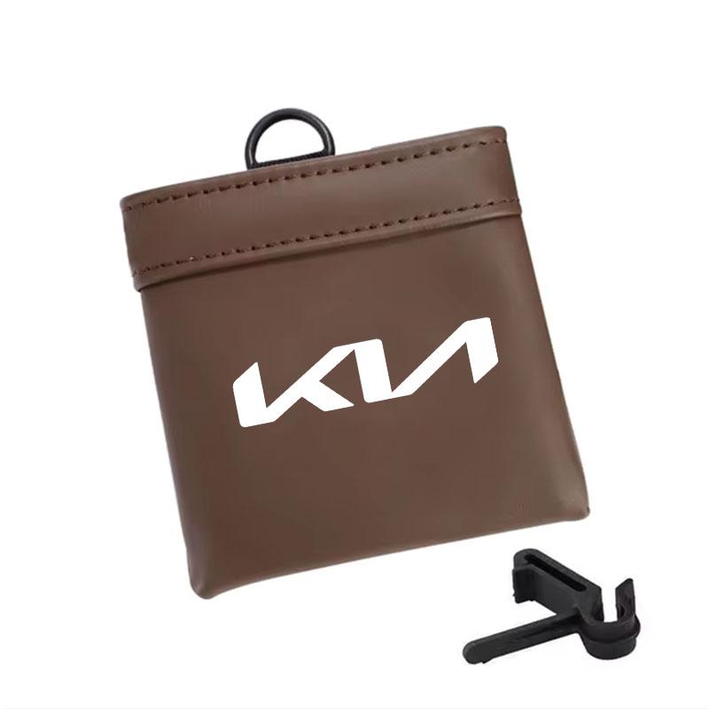 Car Storage Bag Air Outlet Debris Bag Hanging Organizer For KIA KN K3 K5 Sportage Rio Sorento Picanto Ceed RIO 2 3 4 Accessories FK4