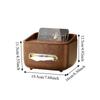 Partition Storage Multifunctional Tissue Box Dustproof Desktop Organizer  Remote Control