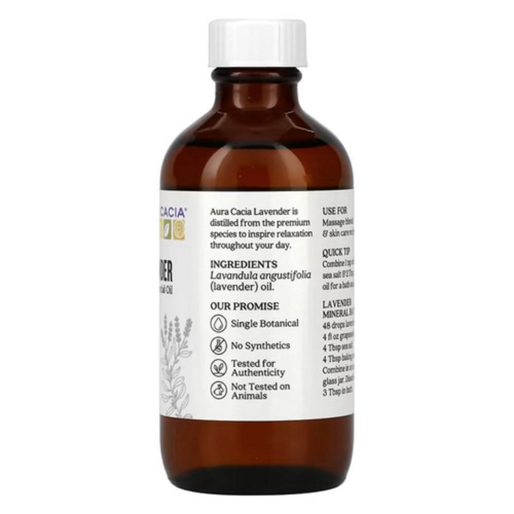 Aura Cacia Чистое эфирное масло Лаванда Аромат 118 мл x 3 бутылки, 118 мл, 3 шт.