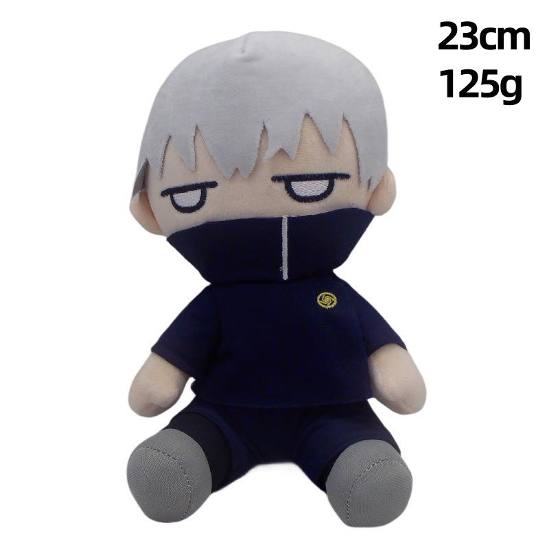 "Jujutsu Kaisen Plush Dolls: Gojo Satoru, Yuji Itadori & Megumi Fushiguro Collectibles Set"