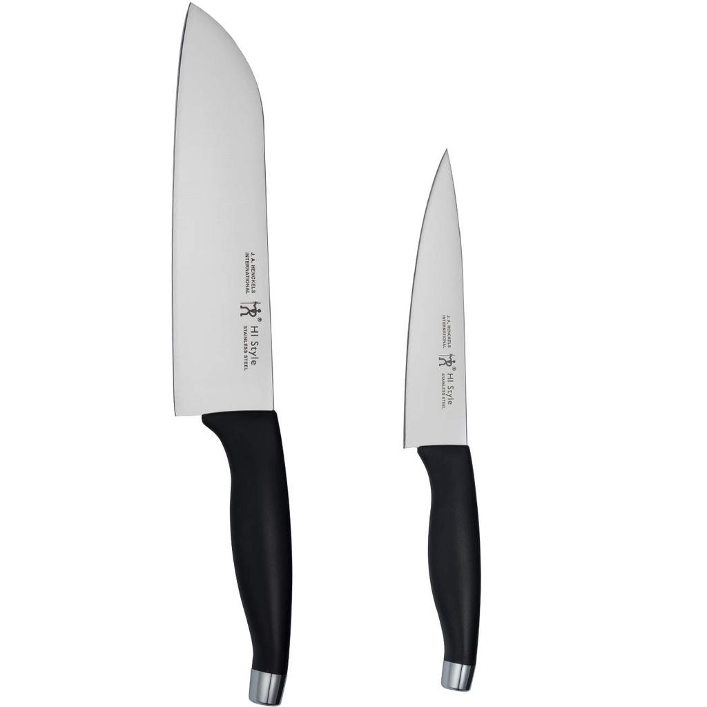 Zwilling Henckels Japan Style Santoku Petty 2pcs Set Black Made In Small Sword Knife Set Stainless Steel Gift Dishwasher Safe Made In Seki Gifu