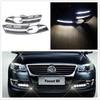 1 пара светодиодных ДХО для VW Passat B6 2006 2007 2008 2009 2010 2011 стайлинг автомобиля светодиодные ДХО дневные ходовые огни водонепроницаемые с жгутом