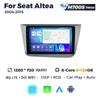 Новый Android Car Radio Multimedia Video Player для Seat Altea 2004-2015 Toledo 2004-2009 GPS Navigation BT Carplay 2Din Head Unit