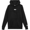 Puma Logo Letter Print Drawstring Hoodie Unisex Hoodies Black 536770-01