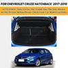 Custom Car Trunk Mat For Chevrolet Cruze Hatchback 2017 2018  Interior Accessories Anti Dirty Carpet  Luxury Leather Mat