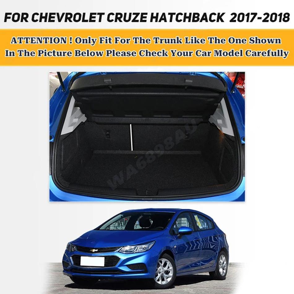 Индивидуальный коврик в багажник для Chevrolet Cruze Хэтчбек 2017 2018 Аксессуары для интерьера Грязезащитный ковер Роскошный кожаный коврик