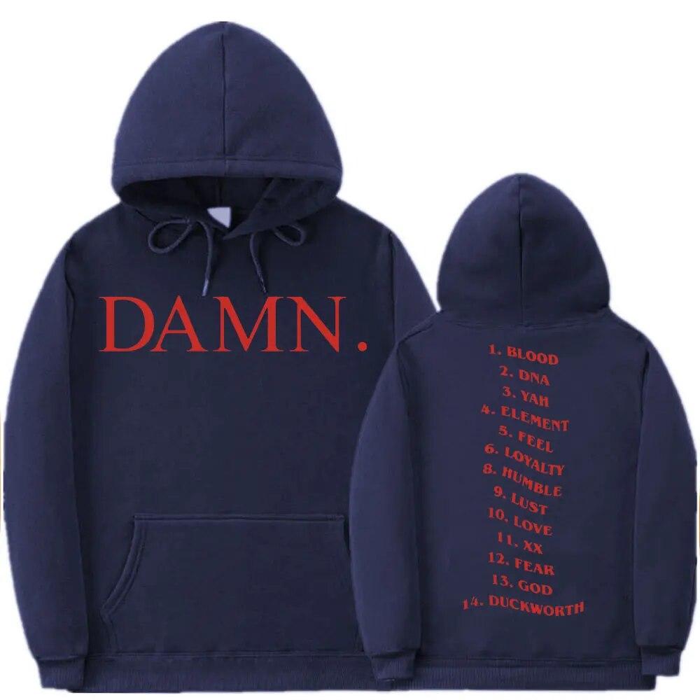 Рэппер Damn Kendrick Lamar Pglang Mr Morale & The Big Steppers Альбом Треклист Толстовка Унисекс Женская Толстовка в стиле хип-хоп Модный стиль