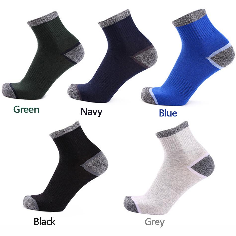 5 пар хлопковых мужских носков в упаковке, новые повседневные дышащие носки, прочные прогулочные носки для пеших прогулок, мужские носки для спорта на открытом воздухе, размер 38-45
