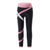 Kids Girls Sportswear Colorblock Leggings Stretchy  Pants for Skating Gymnastic Yoga Workout Fitness