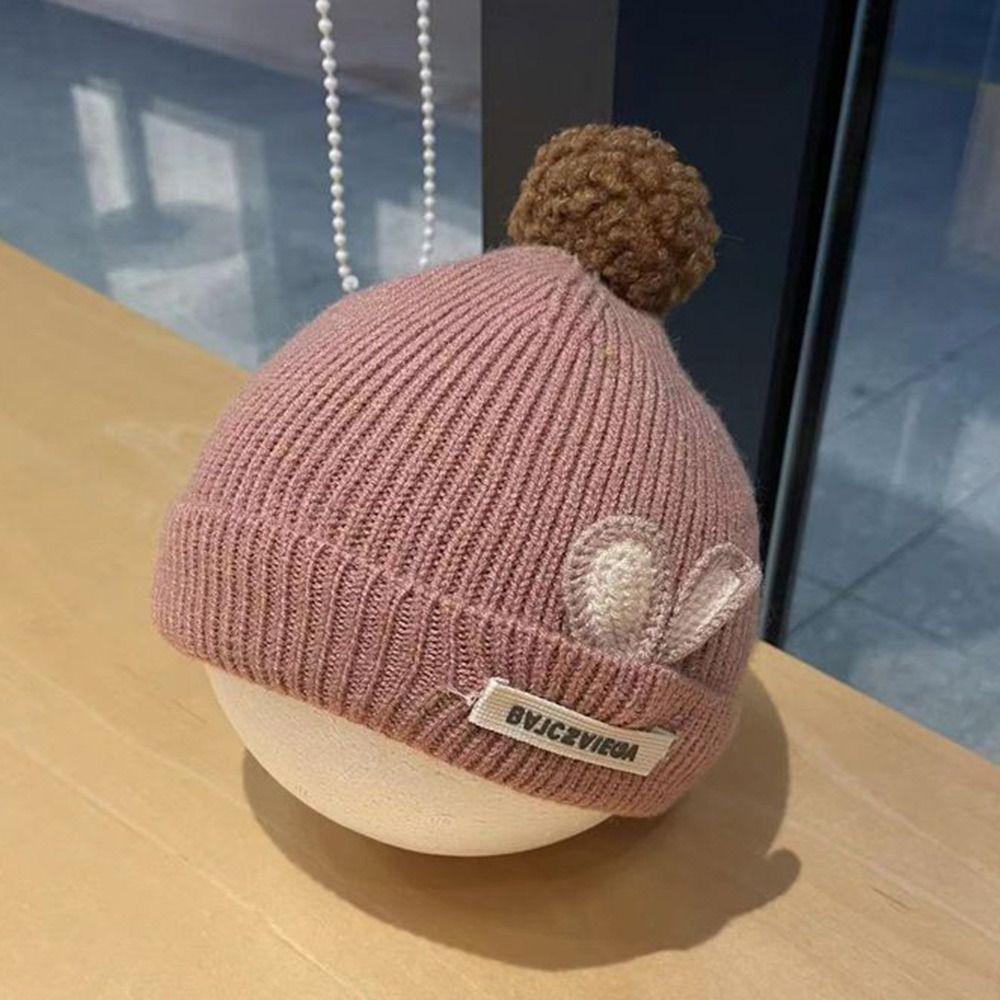 Толстые Зимние Осенние Шапки-Бини Теплые Детские Шапки для Малышей Вязаная Детская Шапка для Новорожденных Младенцев