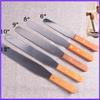 6/8/10 Inch Cake Spatula High Quality Stainless Steel Wooden Handle Straight Spatula Diy Cake Cream Cake Offset Spatula Tools