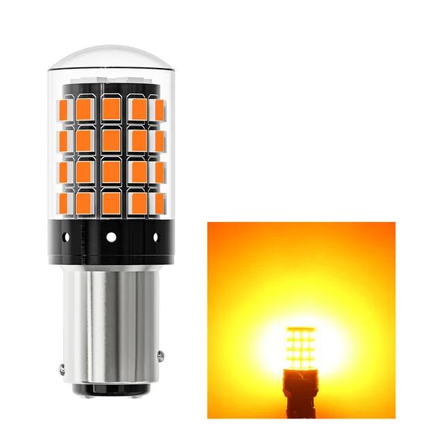2 шт. 1156 BA15S P21W BAU15S PY21W 7440 W21W P21/5W 1157 BAY15D 7443 Белые светодиодные лампы 54smd CanBus Лампа Задний ход Указатель поворота