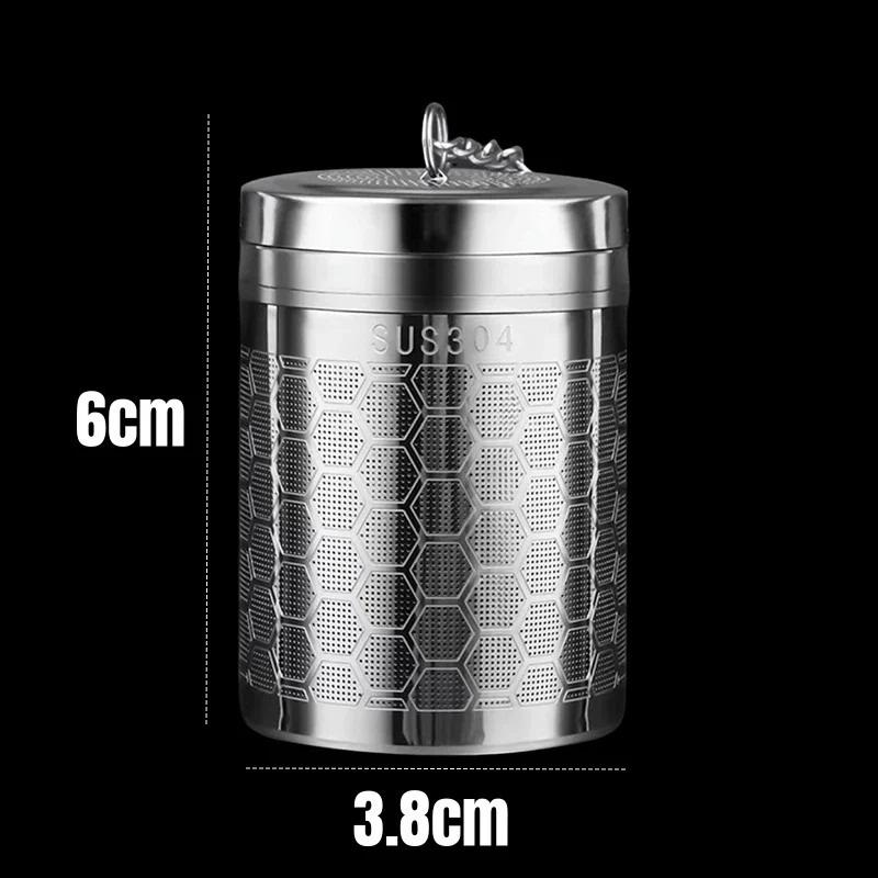 Сито для заваривания чая Extra Fine Mesh Ситечки для чая для листового чая Ситечко для чая из нержавеющей стали с удлиненным крючком-цепочкой