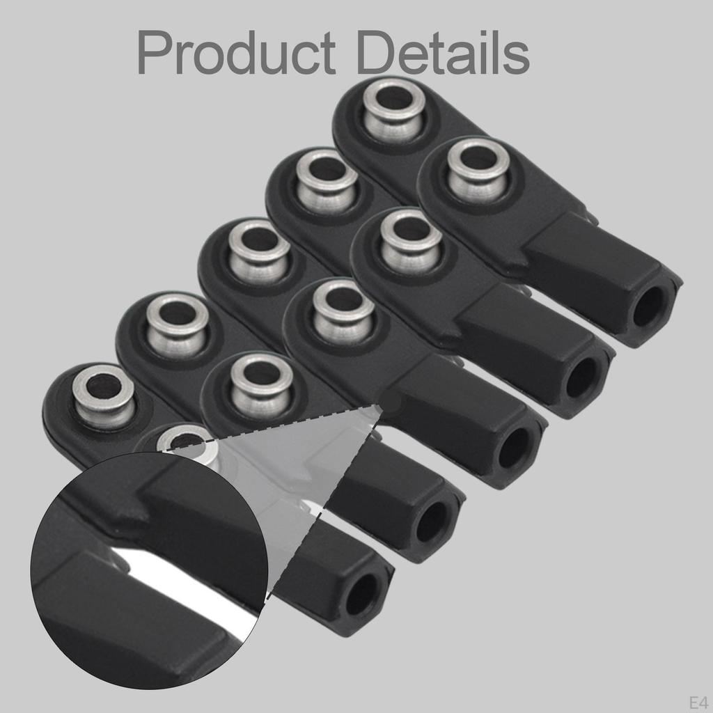 10 Pcs M4 Ball Joint Heads for RC Cars, Universal Remote Control Toys, 1/10 And 1/8 Crawler