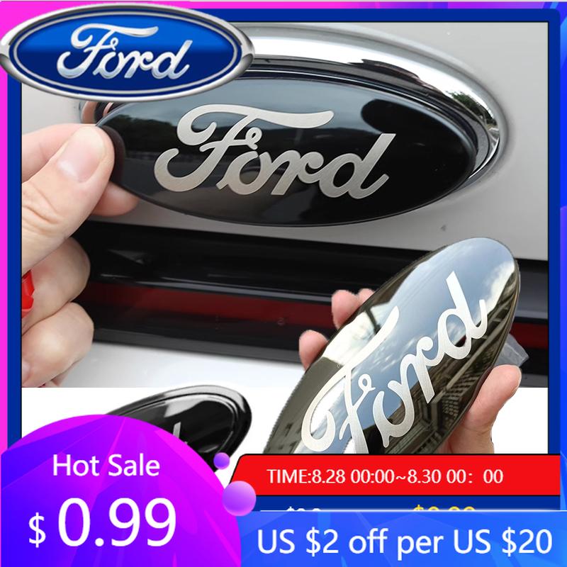New 2026 Car Sticker 3pcs Car Front Emblem Rear Logo for Ford Focus Sedan Escape Escort Mondea Edge Taurus Exolorer Territory St