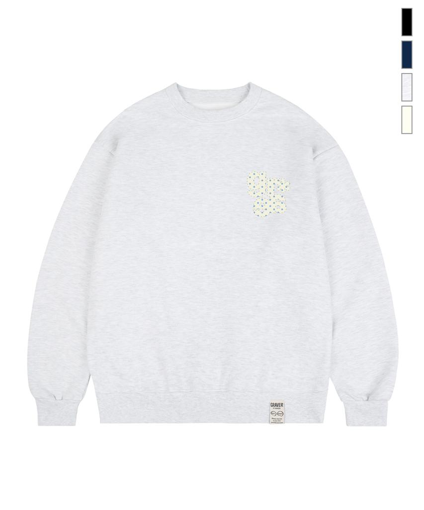 GRAVER [Unisex] Small Grae-S Dot Sweatshirt_4Color
