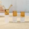 Glass Isolation Cream Packaging Bottle Transparent Square Liquid Foundation Bottle Split Bottle