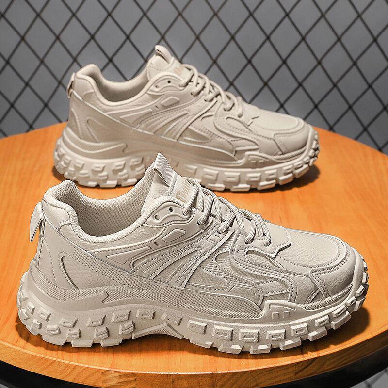 Labor Insurance Shoes Summer Men's Shoes Breathable Mesh Sports Shoes Men's Trend Versatile Non-slip Casual Running Dad Trendy Shoes