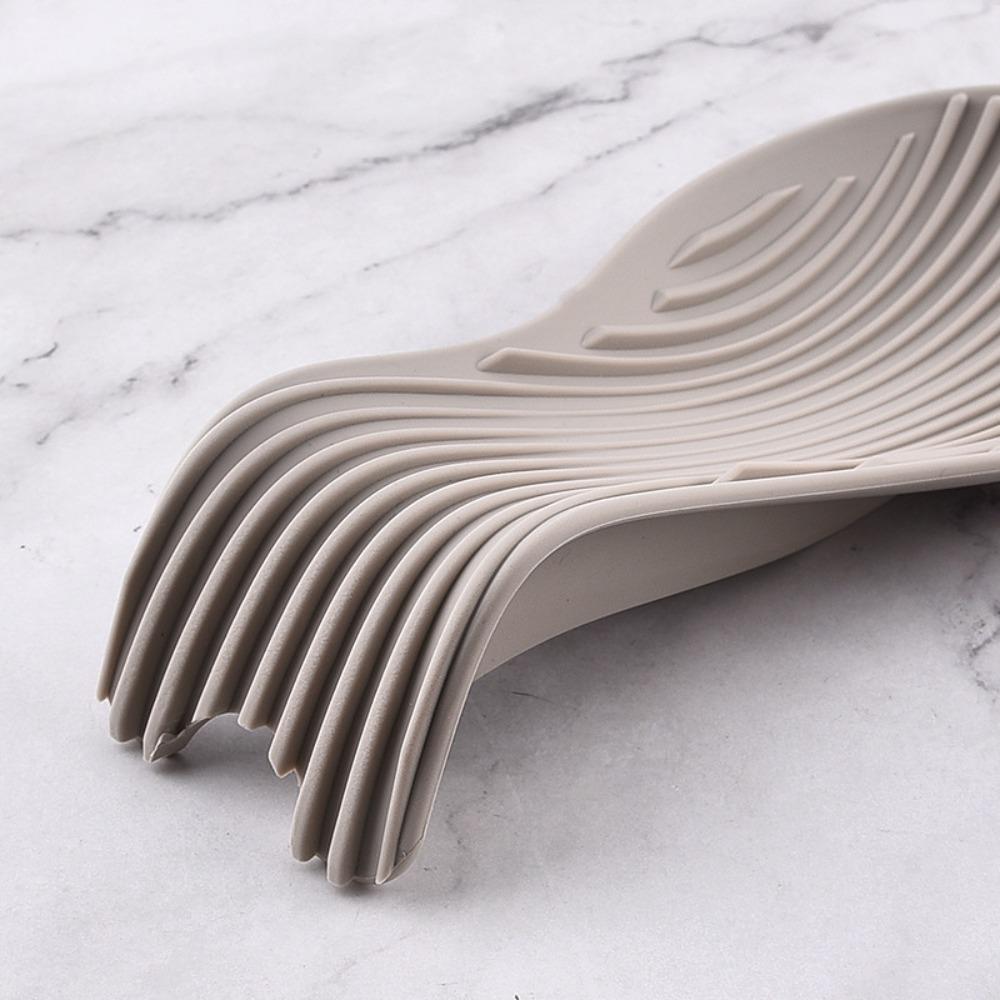 Creative Silicone Spoon Holder Heat Resistant Placemat Tray Utensil Holder Kitchen