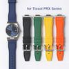 Ремешок из фторкаучука FKM для серии Tissot PRX T137.407/T137.410 Super Player 40 мм Мужской ремешок для часов с быстросъемным адаптером 12 мм